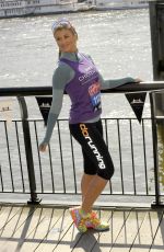 AMY WILLERTON at London Marathon Photocall