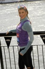 AMY WILLERTON at London Marathon Photocall