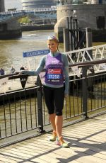 AMY WILLERTON at London Marathon Photocall