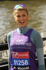 AMY WILLERTON at London Marathon Photocall