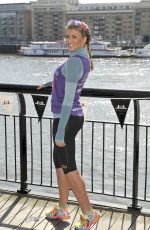 AMY WILLERTON at London Marathon Photocall