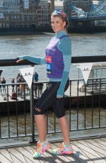 AMY WILLERTON at London Marathon Photocall