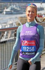 AMY WILLERTON at London Marathon Photocall