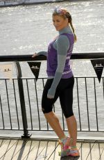 AMY WILLERTON at London Marathon Photocall