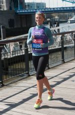 AMY WILLERTON at London Marathon Photocall