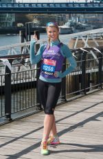 AMY WILLERTON at London Marathon Photocall