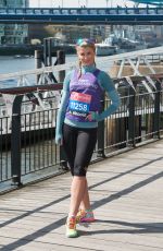 AMY WILLERTON at London Marathon Photocall