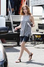 ANNA KENDRICK on the Set of Cake in Los Angeles 0804