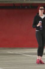 ANNE HATHAWAY in Tights Out in Los Angeles 2604
