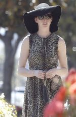 ANNE HATHAWAY Out Shopping in West Hollywood
