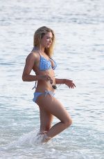 APRIL SUMMERS i Bikini at a Beach on Holiday in Barbados