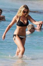 APRIL SUMMERS in Bikini on the Beach in Barbados