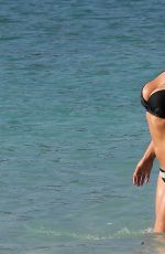 APRIL SUMMERS in Bikini on the Beach in Barbados