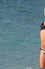 APRIL SUMMERS in Bikini on the Beach in Barbados