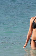 APRIL SUMMERS in Bikini on the Beach in Barbados