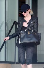 ASHLEE SIMPSON in Leggings Out and About in Los Angeles