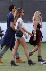 ASHLEY BENSON and SHAY MITCHELL at 2014 Coachella Music and Arts Festival in Indio