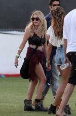 ASHLEY BENSON and SHAY MITCHELL at 2014 Coachella Music and Arts Festival in Indio