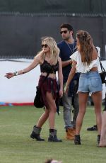 ASHLEY BENSON and SHAY MITCHELL at 2014 Coachella Music and Arts Festival in Indio