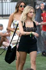 ASHLEY BENSON at 2014 Coachella Music and Arts Festival in Indio