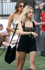 ASHLEY BENSON at 2014 Coachella Music and Arts Festival in Indio