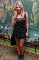 ASHLEY BENSON at Fruttare Hangout at Coachella