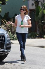ASHLEY GREENE in Jeans Out in Marina Del Rey