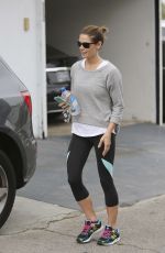 ASHLEY GREENE in Leggings Leaves a Gym in West Hollywood