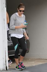 ASHLEY GREENE in Leggings Leaves a Gym in West Hollywood