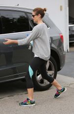 ASHLEY GREENE in Leggings Leaves a Gym in West Hollywood