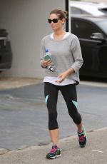 ASHLEY GREENE in Leggings Leaves a Gym in West Hollywood