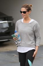 ASHLEY GREENE in Leggings Leaves a Gym in West Hollywood