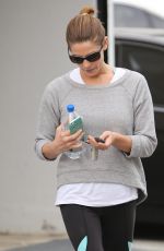 ASHLEY GREENE in Leggings Leaves a Gym in West Hollywood