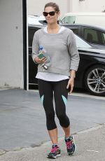 ASHLEY GREENE in Leggings Leaves a Gym in West Hollywood