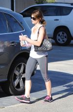 ASHLEY GREENE in Tights at a Gym in West Hollywood