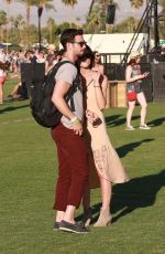 ASHLEY GREENE Out and About in Coachella