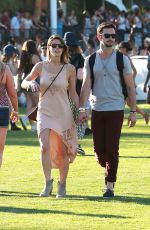 ASHLEY GREENE Out and About in Coachella