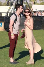ASHLEY GREENE Out and About in Coachella