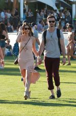 ASHLEY GREENE Out and About in Coachella