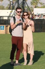 ASHLEY GREENE Out and About in Coachella