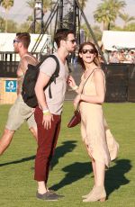 ASHLEY GREENE Out and About in Coachella