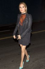 ASHLEY TISDALE Arrives at Rivabella Restaurant in West Hollywood