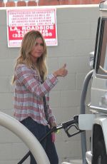 ASHLEY TISDALE at a Gas Station in Los Angeles