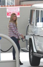 ASHLEY TISDALE at a Gas Station in Los Angeles