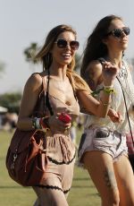 AUDRINA PATRIDGE Out and About at Coachella Festival