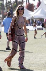 AUDRINA PATRIDGE Out and About at Coachella Festival