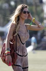 AUDRINA PATRIDGE Out and About at Coachella Festival