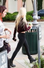 AVA SAMBORA in Spandex Out and About in Calabasas