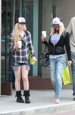 AVRIL LAVIGNE Out Shopping in Malibu