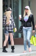 AVRIL LAVIGNE Out Shopping in Malibu